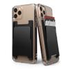 Ringke Slot Card Holder (2 Pack) Designed for Smartphones, Adhesive Stick On Wallet Case Minimalist Slim Hard Premium Credit Card Cash Sleeve - Black view 1