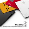 Ringke Slot Card Holder (2 Pack) Designed for Smartphones, Adhesive Stick On Wallet Case Minimalist Slim Hard Premium Credit Card Cash Sleeve - Black view 4