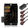 TNP IR Repeater Extender Infrared Remote Control Hidden System Kit - Infrared IR Emitter Blaster Distribution Extension & Receiver Cable for Cable Box Home Theater AV Component Equipment HDTV view 1