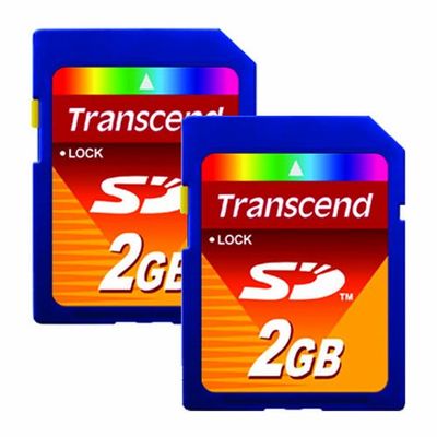 Casio Exilim QV-R51 Digital Camera Memory Card 2x 2GB Standard Secure Digital (SD) Memory Card (1 Twin Pack)