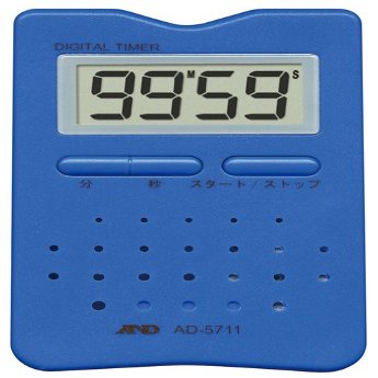 A&D AD-5711BL Digital Home Timer [100 Minutes Timer]