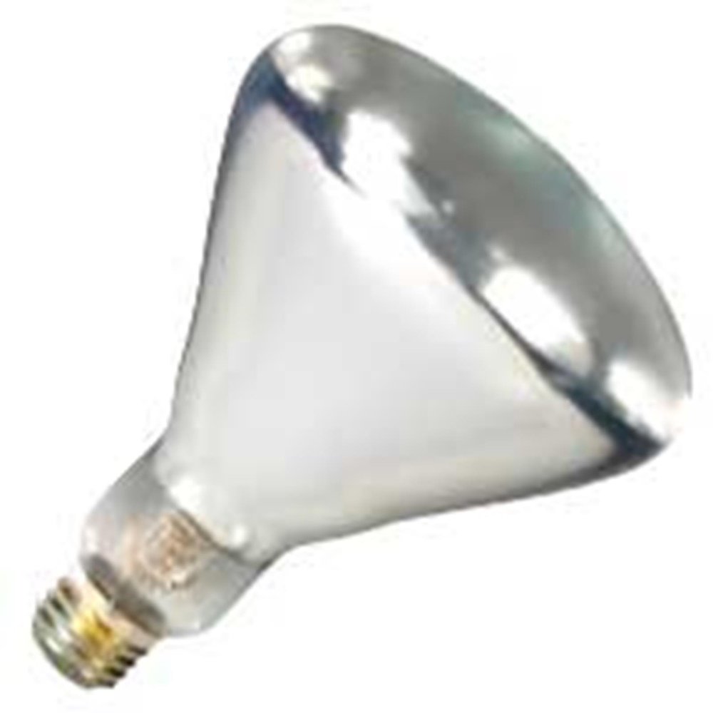 6 Qty. Halco 250W BR40 CL 120V CoverShield BR40CL250/1/CSTF 250w 120v Incandescent Clear Heat CoverShield Teflon Prism Lamp Bulb