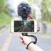 Aoonar Smartphone Grip Handle Rig Phone Stand Holder with Wrist Strap, Tripod Mount & Cold Shoe Mount for Lights and Microphones - for iPhone, Samsung, HTC, LG, Google, Android view 2