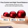 ELECOM HUGE Trackball Mouse, Wired, Finger-Operated, 8-Button Function, Palm Rest Attached, 52mm Smooth Red Ball Windows11, macOS (M-HT1URBK) view 4