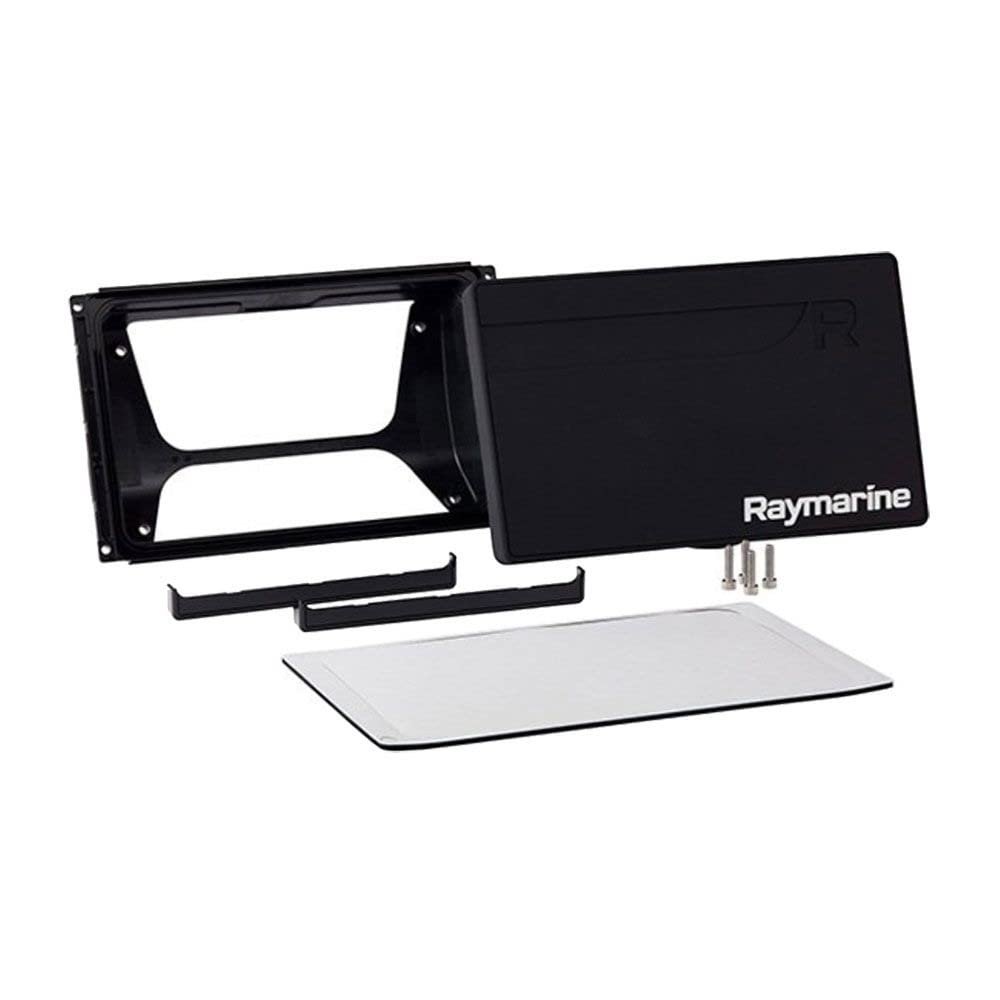 Raymarine Front Mount Kit for Axiom 9 Includes Trim Pieces and Suncover, Black, Small