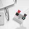 ATOPHK Dual Head Mode Watch Charging Stand Docking Station Holder Compatible for Apple Watch Series Apple Watch Ultra/8/7/6/5/3/2/SE Airpods Base & iPad Silver view 3
