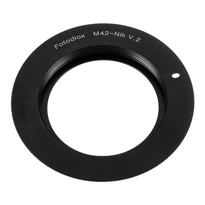 Fotodiox Lens Mount Adapter Compatible with M42 Type 2 Lenses to Nikon F-Mount Cameras