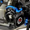 Exotek 1718BLU Exo Fan Mount-Clamp On Set, Angled for 1/10 Buggies, Trucks, & Sedans (Blue) view 2