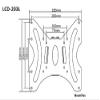 Mount Plus 1070 Ultra Slim Flush Wall Mount (0.5 Inch from Wall) for 23" to 42" TV | VESA 200x200mm, 200x100mm | Quick Release Function | RV TV Mount | 66lbs (23" to 42" Fixed Mount) view 2