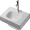 Duravit 03428500002 white, Furniture washbasin 85 cm D-Code, tp, 1 th, Large view 1