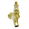 Polished Brass Beer Faucet with Brass Lever view 2
