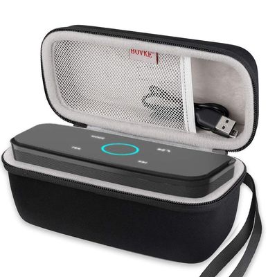 BOVKE Case for Doss SoundBox Touch Wireless Bluetooth Portable Speaker with HD Sound and Bass Protective Hard EVA Travel Shockproof Carrying Case Cover Storage Pouch Bag, Black