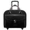 McKlein Granville, Top Grain Cowhide Leather, 15" Leather Horizontal Wheeled Ladies' Laptop/Computer & Tablet Business Briefcase/Rolling Overnight Travel Bag, Removable trolley case view 1