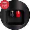 Polk Audio Atrium 4 Weatherproof Outdoor Speakers with Powerful Bass (Pair, Black), All-Weather Durability, Broad Sound Coverage, Speed-Lock Mounting System view 2