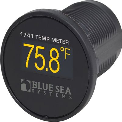 Blue Sea Systems 1741 Mini OLED Temperature Monitor, Temperature , Yellow