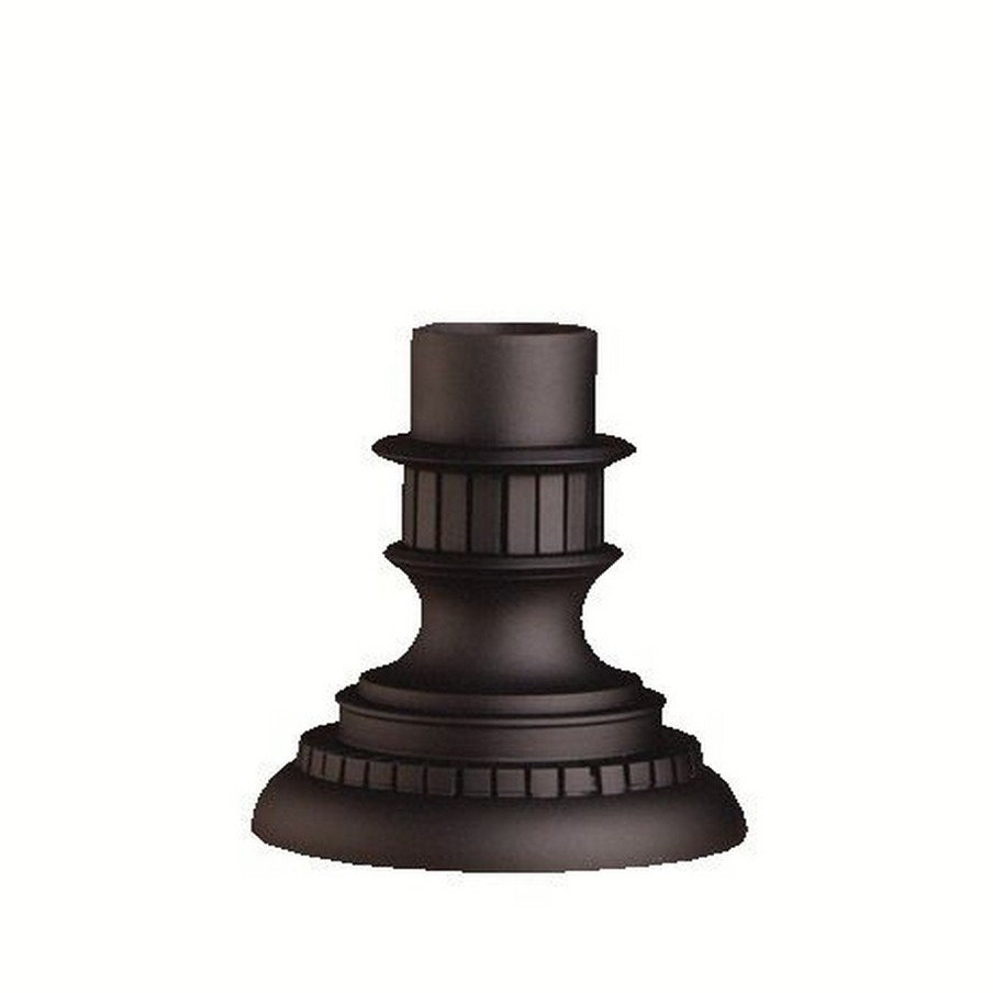 Kichler 9531BK Accessory Outdoor Pier Mount, Black
