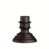 Kichler 9531BK Accessory Outdoor Pier Mount, Black view 1