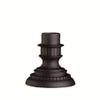 Kichler 9531BK Accessory Outdoor Pier Mount, Black view 2