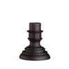 Kichler 9531BK Accessory Outdoor Pier Mount, Black view 4
