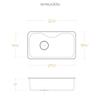 Whitehaus WHNUA3016-BSS Noah's Collection 32 1/2-Inch Single Bowl Undermount Sink, Brushed Stainless Steel view 2