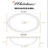 Whitehaus WH602ABL-POSS Round Drop-In Basin with Overflow, Polished Stainless Steel view 2