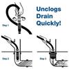 Drain King Dk-Combo-Pack Easy To Use Unclogging Kit, .75 to 4 Inch view 4