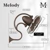 Matthews ME-TB Melody 13" Indoor/Outdoor Damp Rated 90 Degree Oscillation Metal Wall Fan with Wall Control, Ideal for Small, Awkward Spaces or in Front of HVAC Ducts, Textured Bronze view 2