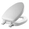 Mayfair 113EC000 White Elongated Deluxe Soft Toilet Seat view 2