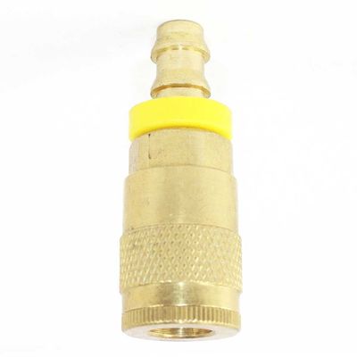 Interstate Pneumatics CA465B 1/4" Automotive Coupler 3/8" Easy-Lock (Brass)