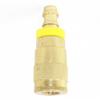 Interstate Pneumatics CA465B 1/4" Automotive Coupler 3/8" Easy-Lock (Brass) view 1