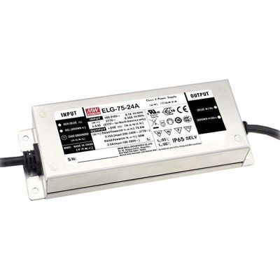 Meanwell ELG-75-24 Power Supply - 75W 24V 3.15A -IP67