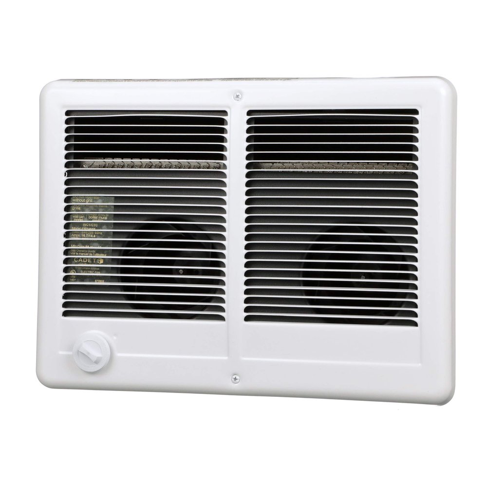 Cadet Com-Pak Twin Electric Wall Heater 4000W 240V Thermostat, Large Room
