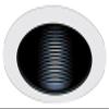 Elco Lighting ELM530KB 5" Metal Stepped Baffle with Lamp Holder Bracket - ELM530K view 1