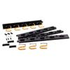 Crawford Black Plastic Rack 12 lb. capacity 1 pk view 1