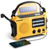 Kaito KA500 5-way Powered Solar Power,Dynamo Crank, Wind Up Emergency AM/FM/SW/NOAA Weather Alert Radio with Flashlight,Reading Lamp and Cellphone Charger, Yellow view 1