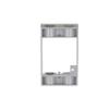 1-Gang Weatherproof Extension Adapter, Two 1/2 in. Threaded Outlets, Gray view 4