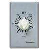Intermatic FF412H 12-Hour Spring Loaded Wall Timer, Brushed Metal view 1