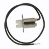 Leviton Lampholder, Incandescent, R7s RX7s Base, Plunger, Keyless, Unglazed Porcelain, Flange Mount, Single Circuit, 554, White view 1