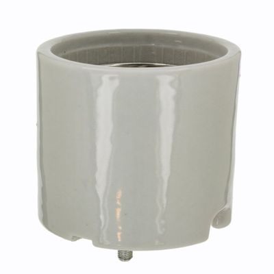 Leviton 1500W Mogul Base Porcelain Incandescent Lampholder, 8678, White