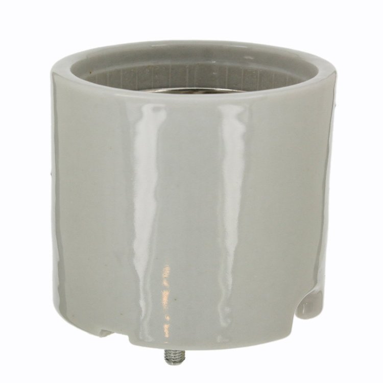 Leviton 1500W Mogul Base Porcelain Incandescent Lampholder, 8678, White