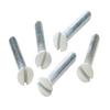 Leviton 7/8" Long 6-32 Milled Replacement Screws, 88500-PRT, White view 1