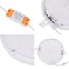 BRILLIHOOD 12W 6-inch Ultra-Thin Round LED Recessed Ceiling Panel Down Light with Driver, 1,000 Lumens, 80W Incandescent Equivalent, Home, Office, Commercial Lighting - Pack of 10, 5000K Daylight view 2