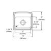 Elkay Celebrity BPSR153 Single Bowl Top Mount Stainless Steel Bar Sink view 2