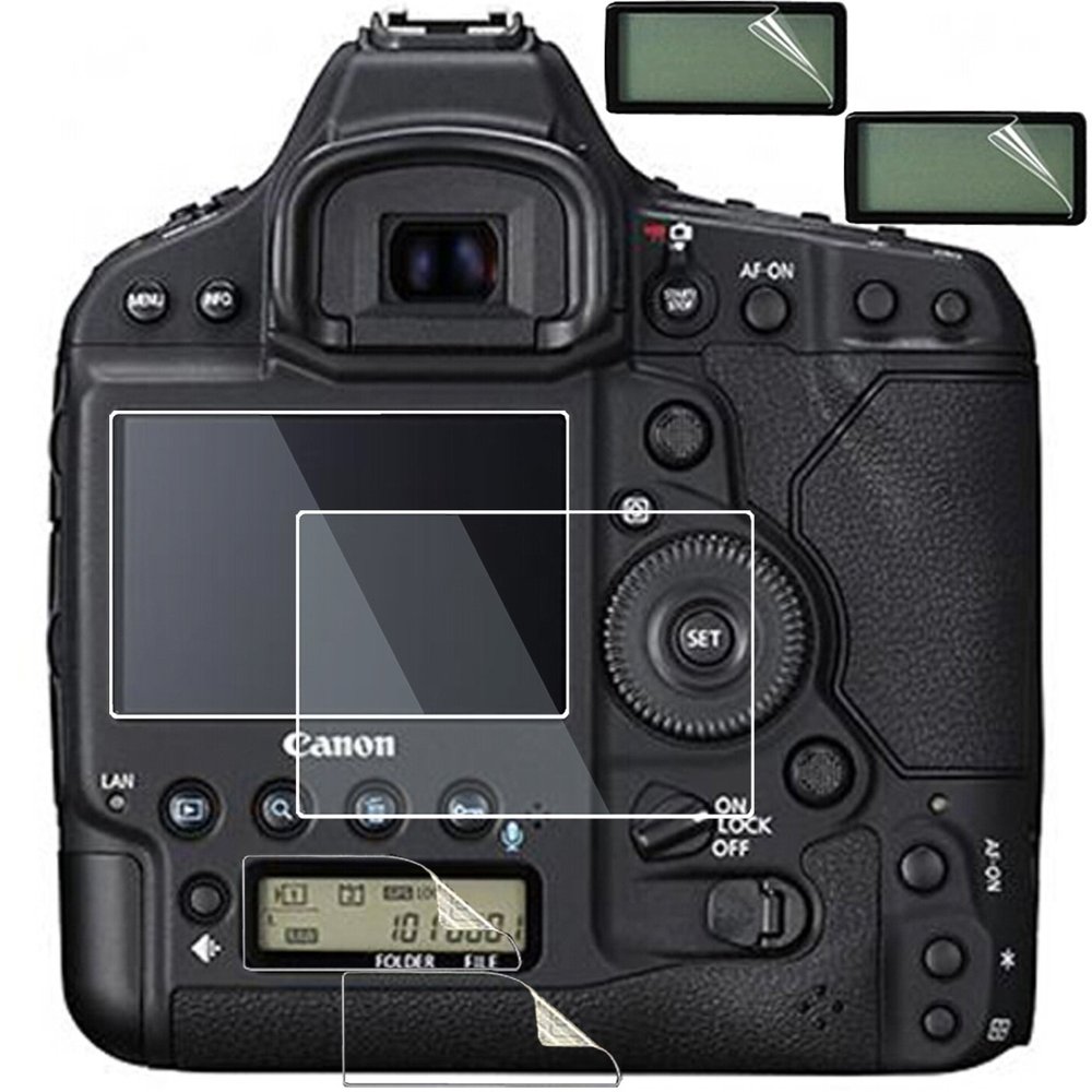 debous Screen Cover for Canon EOS-1D X Eos 1DX for EOS-1D X II 1D X Mark II 2 Mk II (not for mark iii) Dslr Camera, Tempered Glass 0.3mm 9H Hard Film(2 pack)