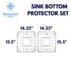Nantucket Sinks BG-VC3318D - Nantucket Sinks Stainless Steel Bottom Grids Set BG-VC3318D view 2