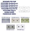 Nantucket Sinks BG-VC3318D - Nantucket Sinks Stainless Steel Bottom Grids Set BG-VC3318D view 3