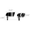 Kichler 16220BKT30 Transitional Accent from Landscape LED Collection in Black Finish, 8.50 inches view 4