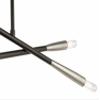 Kichler 43794BK Contemporary Modern Four Light Chandelier from Branches Collection in Black Finish, 33.50 inches view 2