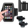 Black Armband Exercise Workout Case with Keyholder for Jogging fits Motorola Moto E4 Plus. for Arms up to 14 inches Big. view 1