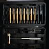 Wheeler 8-Piece Brass Punch Set in Labeled Rollup Storage Bag for Drifting Sights and Gunsmithing view 3